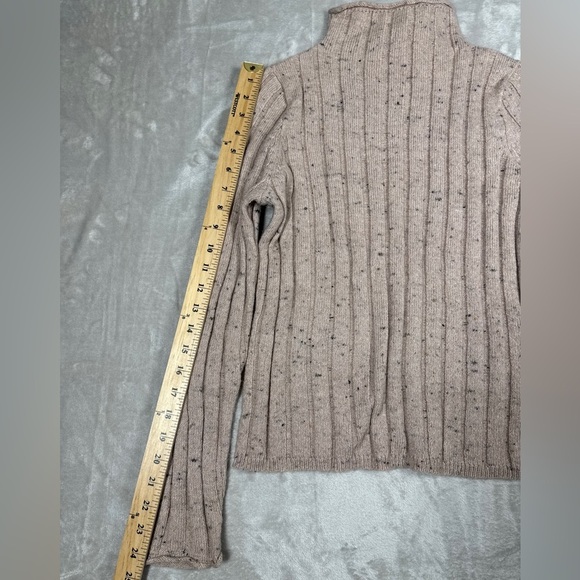 NWT Madewell Donegal Blush Evercrest Turtleneck Wool Blend Sweater Size Small - Picture 7 of 16